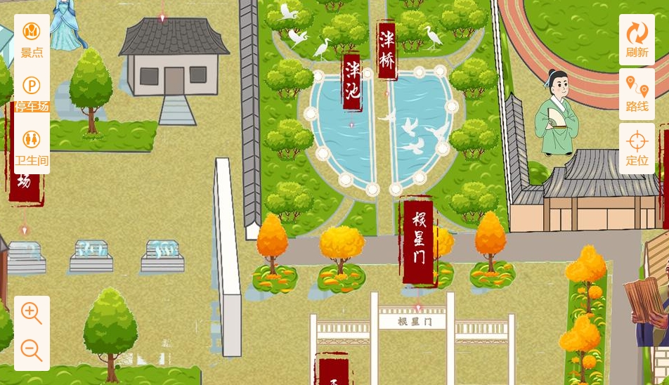 银海手绘地图景区语音讲解导览系统：智慧景区建设的基石